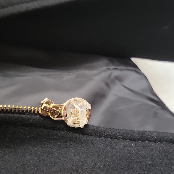 Michael Kors Black Wool Coat NWT 1x - Picture 7 of 11